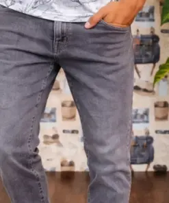 Men’s Classic Black Denim Jeans – Slim Fit Stretchable Casual Wear