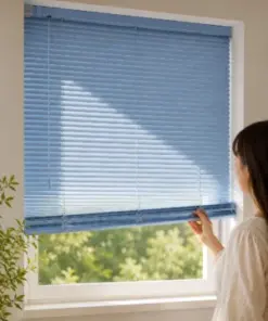 Sky Blue Venetian Window Blind – Modern Home Décor