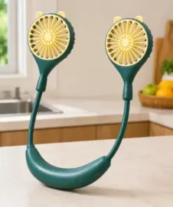 Portable Rechargeable Neck Fan – Hands-Free Cooling Comfort